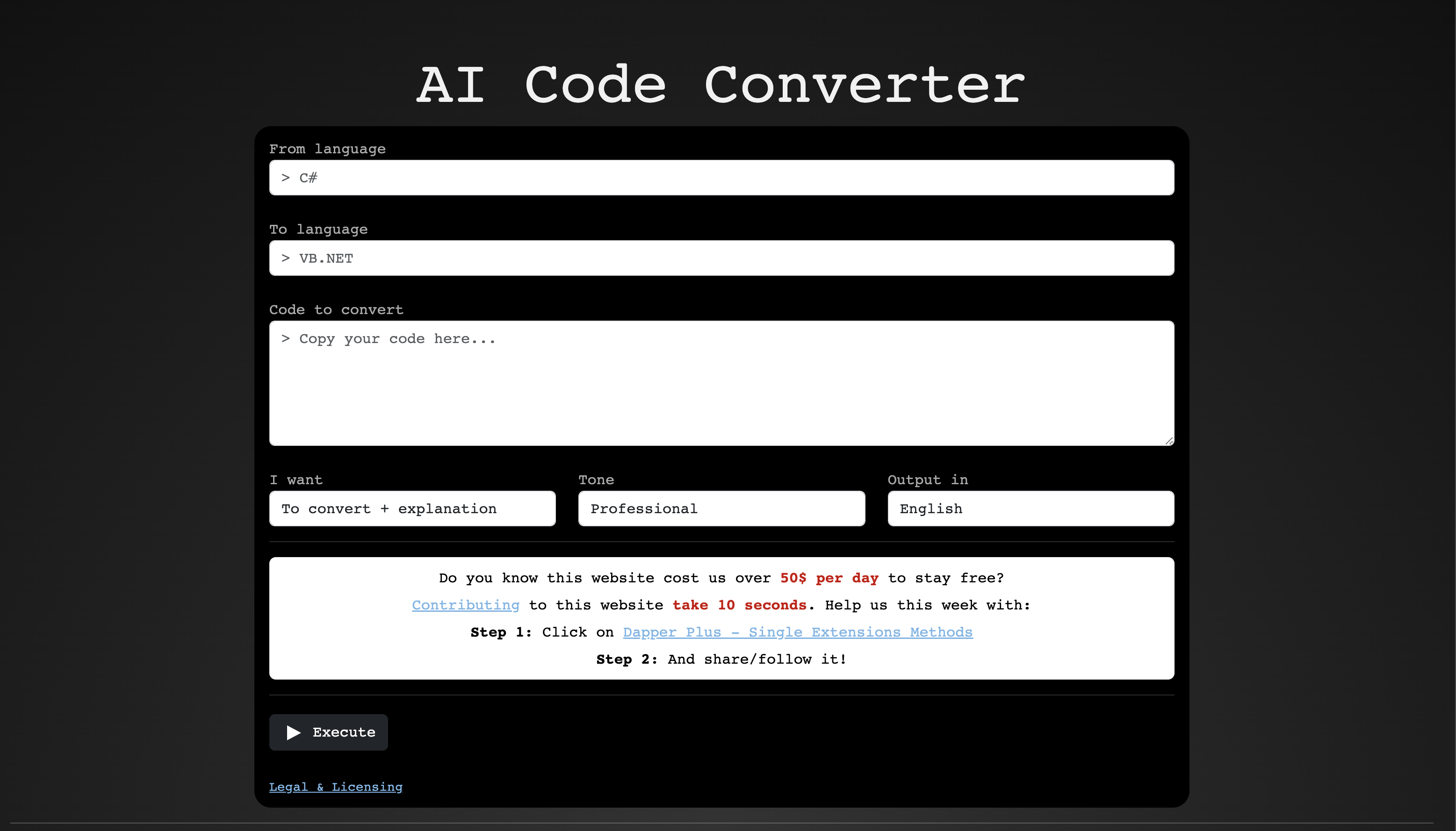 Code Conversion Across Languages