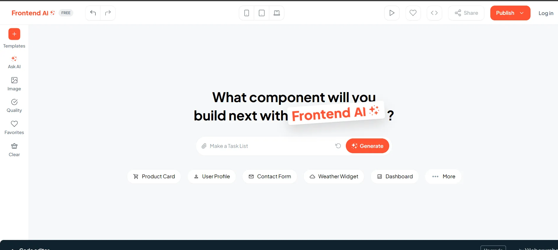 Webcrumbs Frontend AI