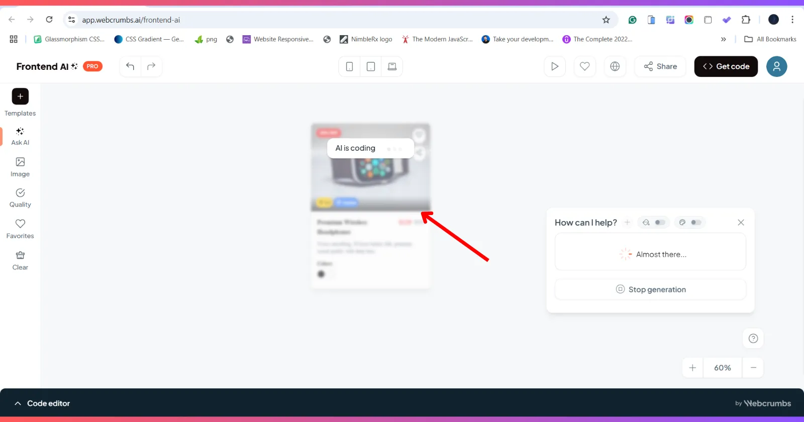 Webcrumbs Frontend AI