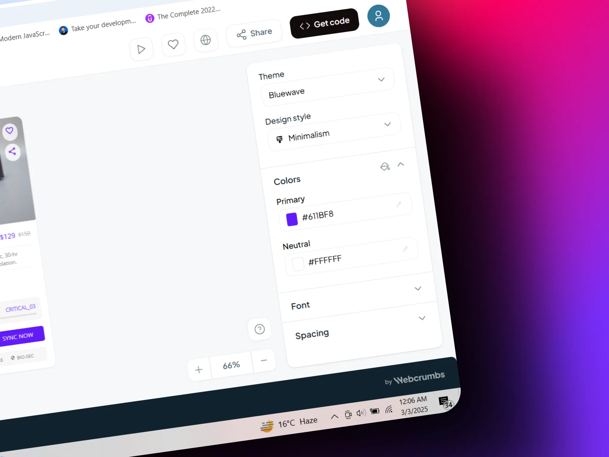 Webcrumbs Frontend AI