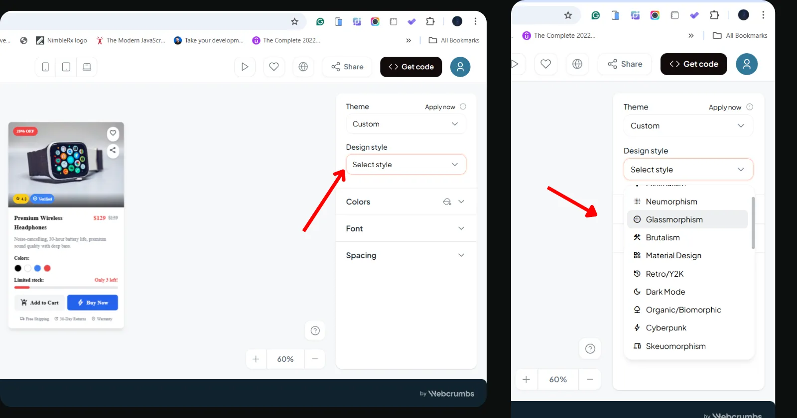 Webcrumbs Frontend AI
