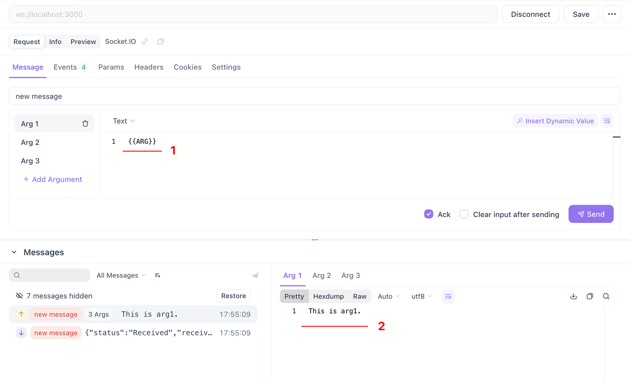 Socket.IO Debugging Tools