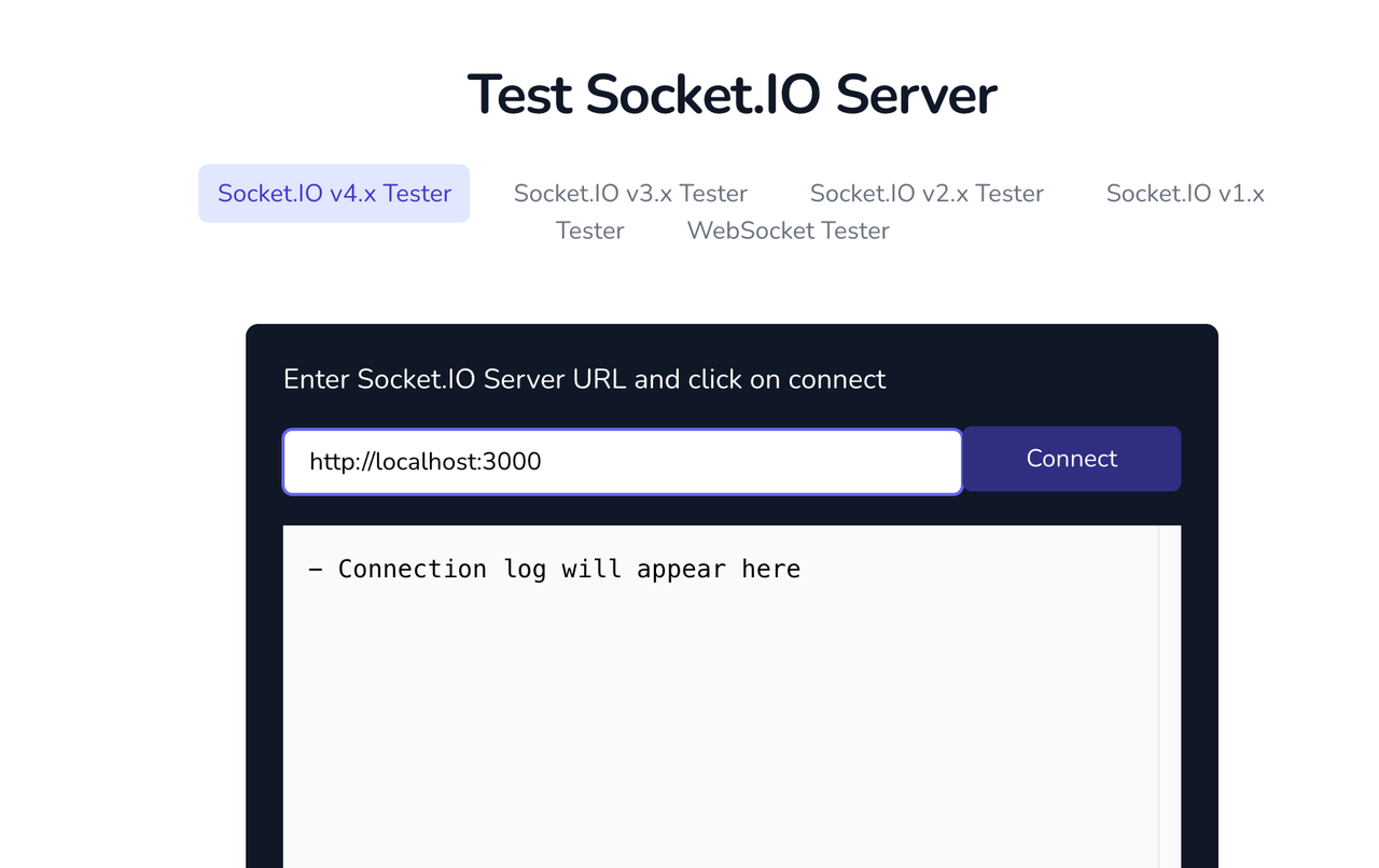 Socket.IO Debugging Tools
