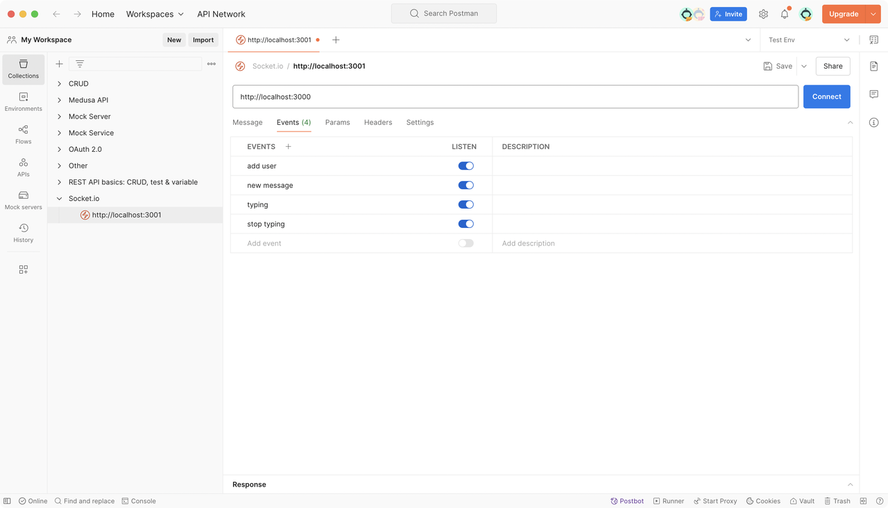 Socket.IO Debugging Tools