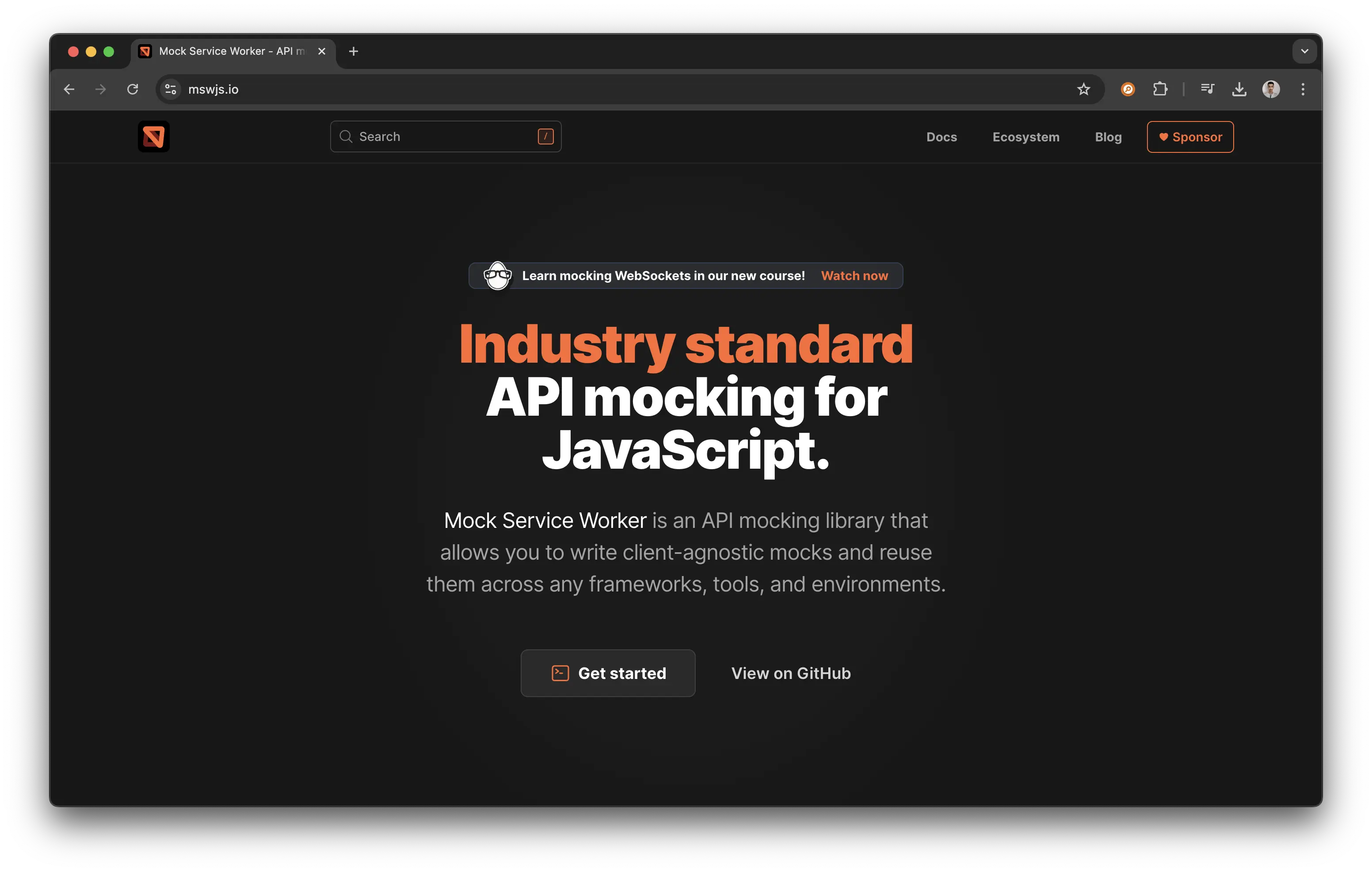 Mock Service Worker