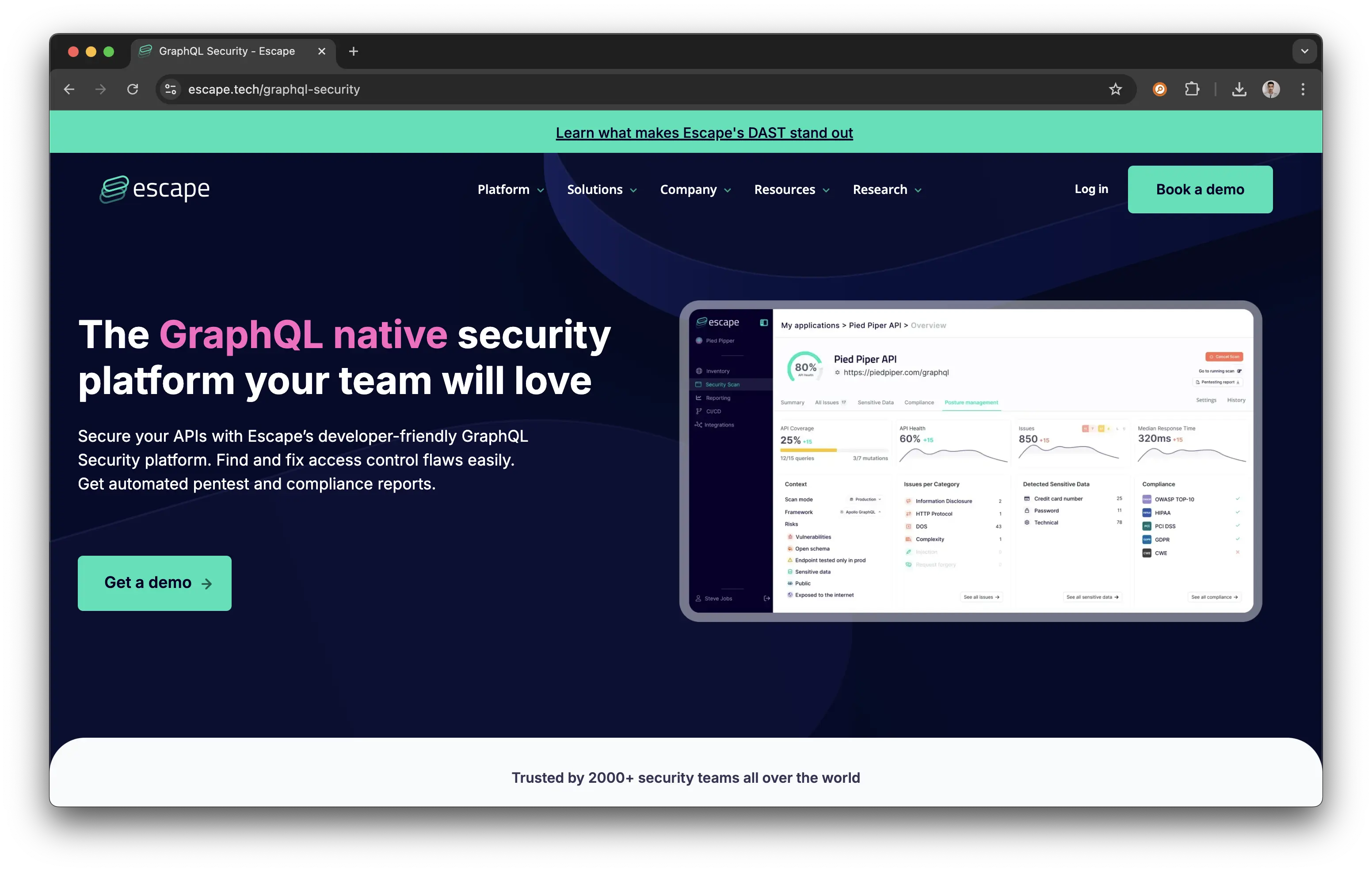 Escapetech GraphQL
