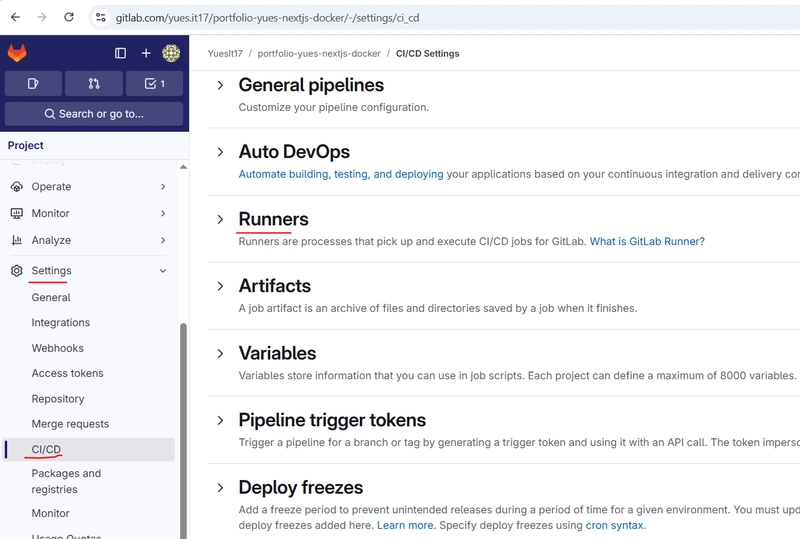 Let's create a GitLab🦊 Runner 🏃 in a docker container📦