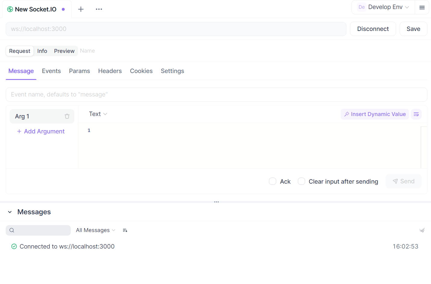 connecting Socket.io
