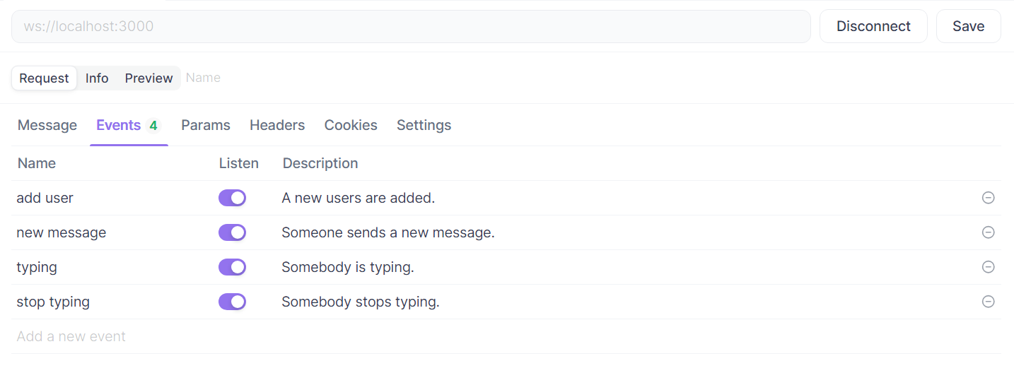 adding events