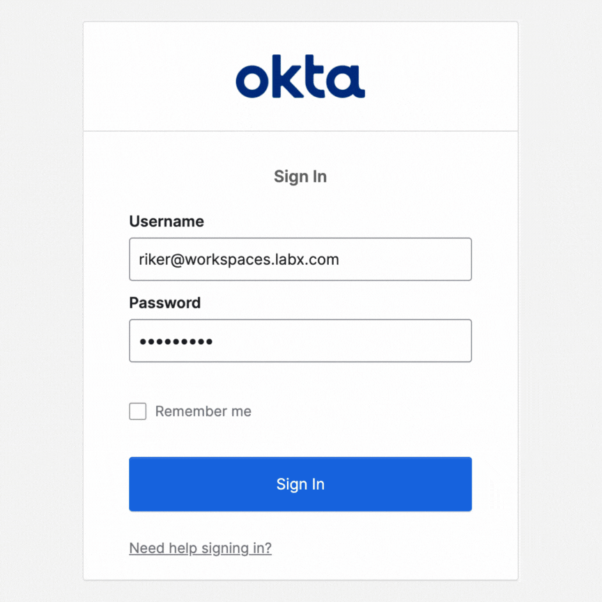 Login Experience