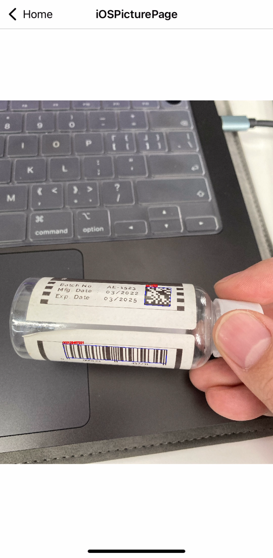 .NET MAUI iOS Barcode Scanner