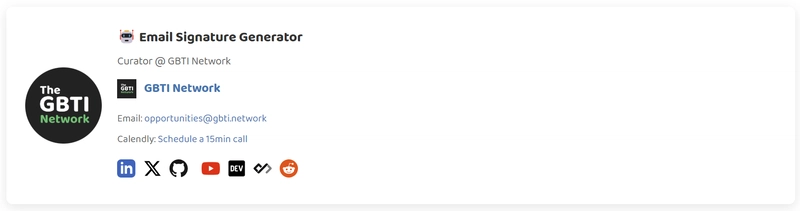 New Release: Free Email Signature Generator