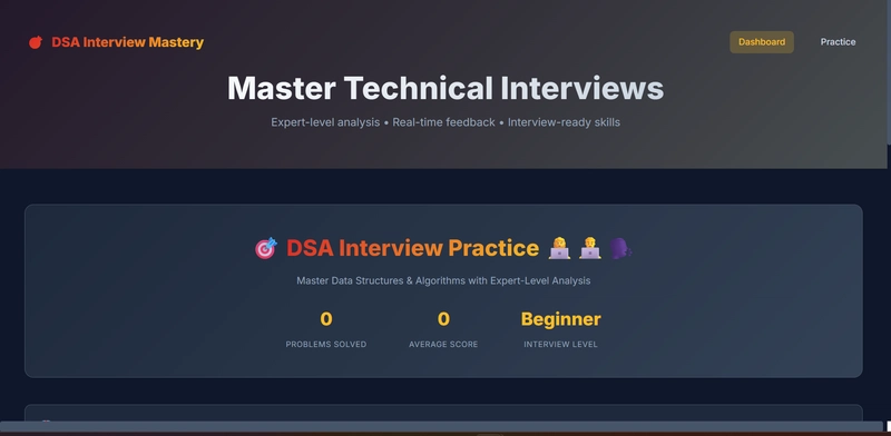 Ace Your Tech Interview: Unleash Your DSA Skills with This AI-Powered Voice Prep Tool! 🚀🎙️